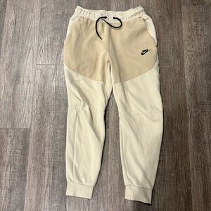Nike Kids Tan and Cream Joggers